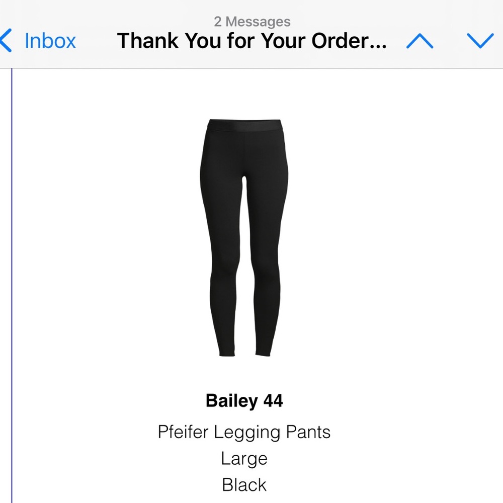 Bailey 44 Classic Black Leggings